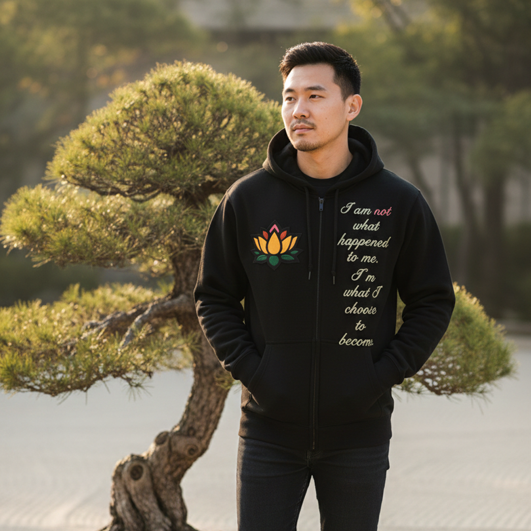 Divinity Lotus Hoodie Black