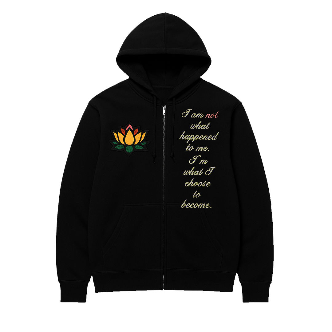 Divinity Lotus Hoodie Black